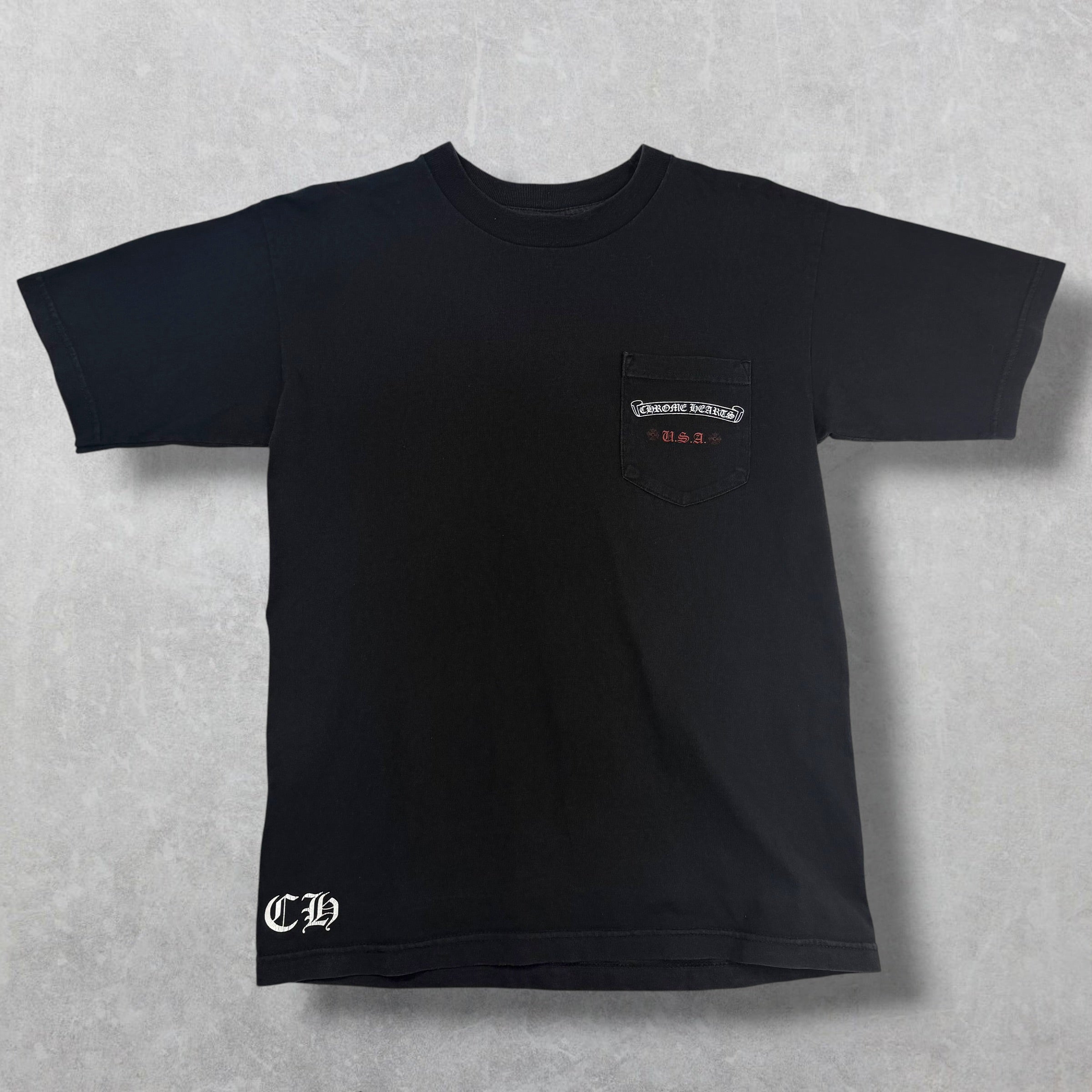 Chrome Hearts American Flag Tee Black M