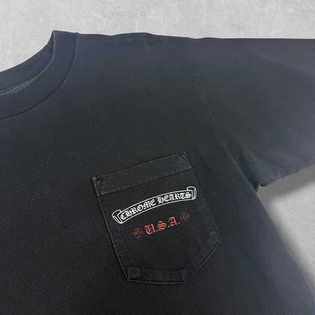 Chrome Hearts American Flag Tee Black M