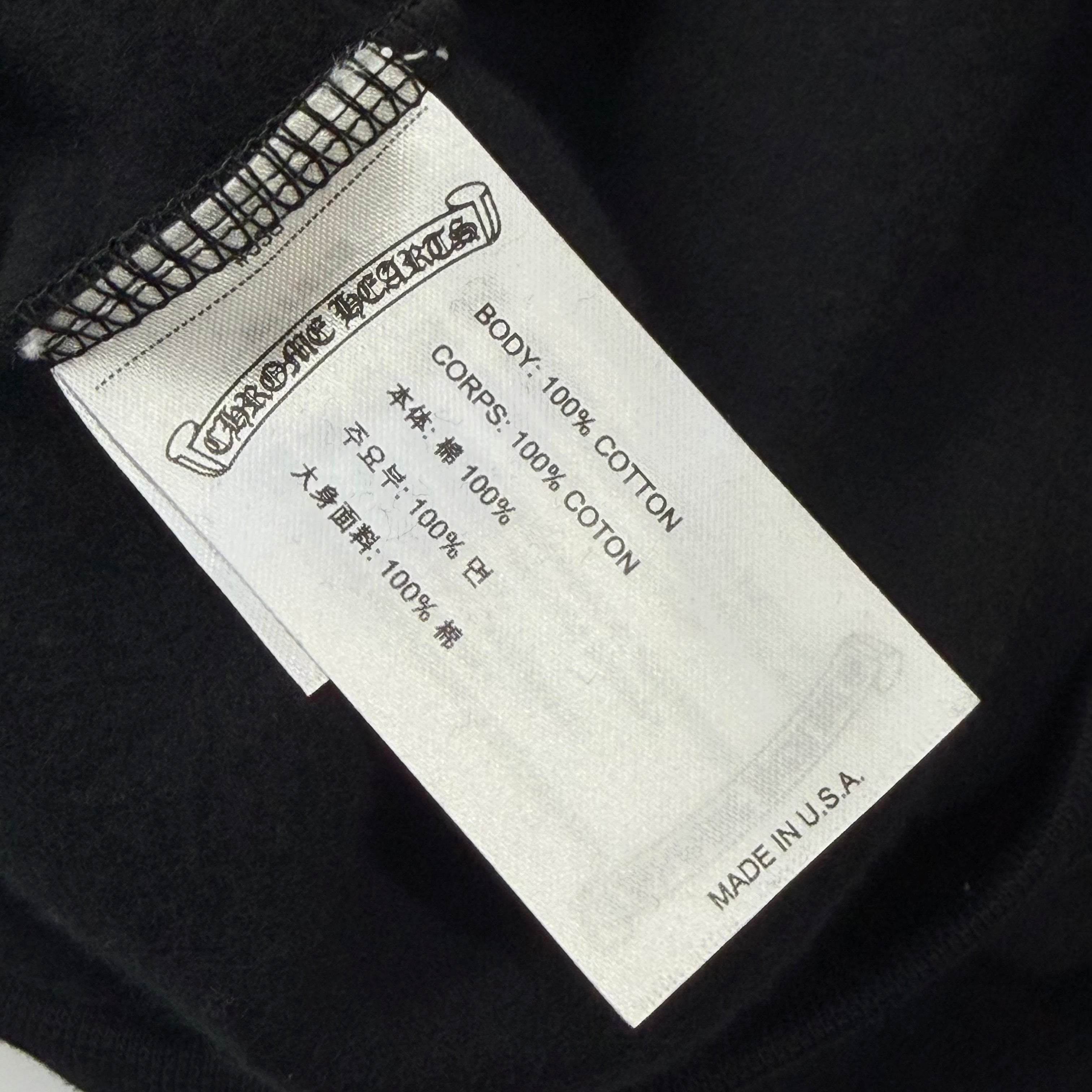 Chrome Hearts Olive Vertical Logo Zip Up M