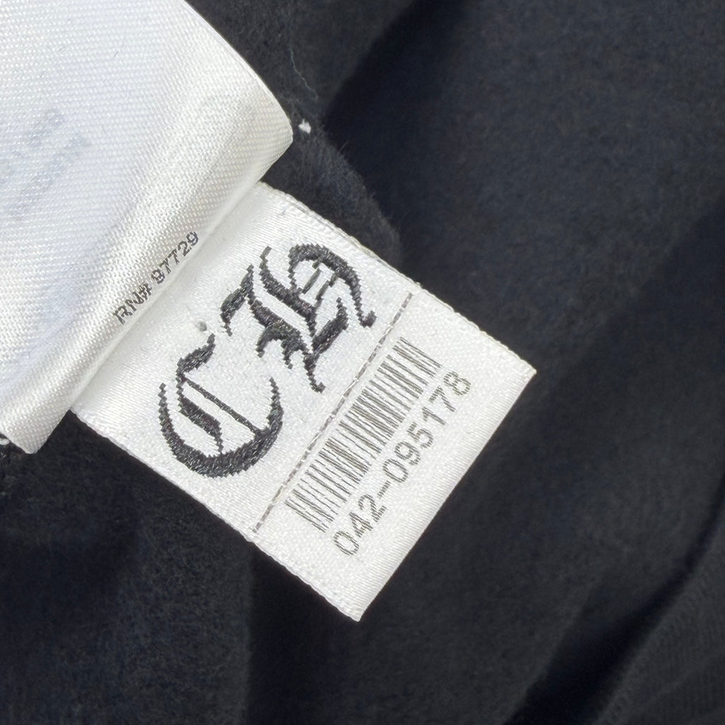 Chrome Hearts Olive Vertical Logo Zip Up M