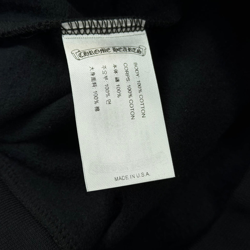 Chrome Hearts Olive Vertical Logo Zip Up L