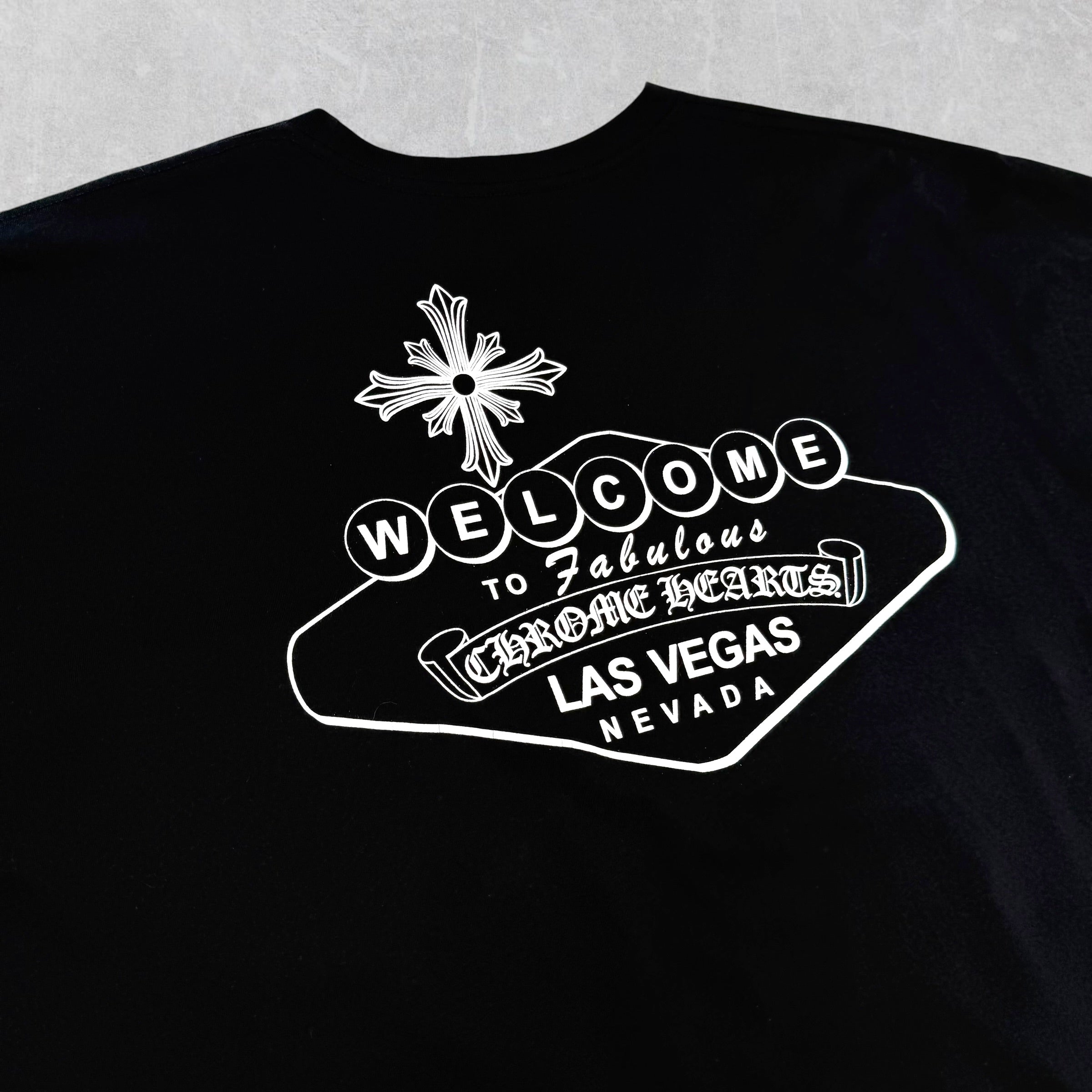 Chrome Hearts Black Welcome To Vegas Tee XXL