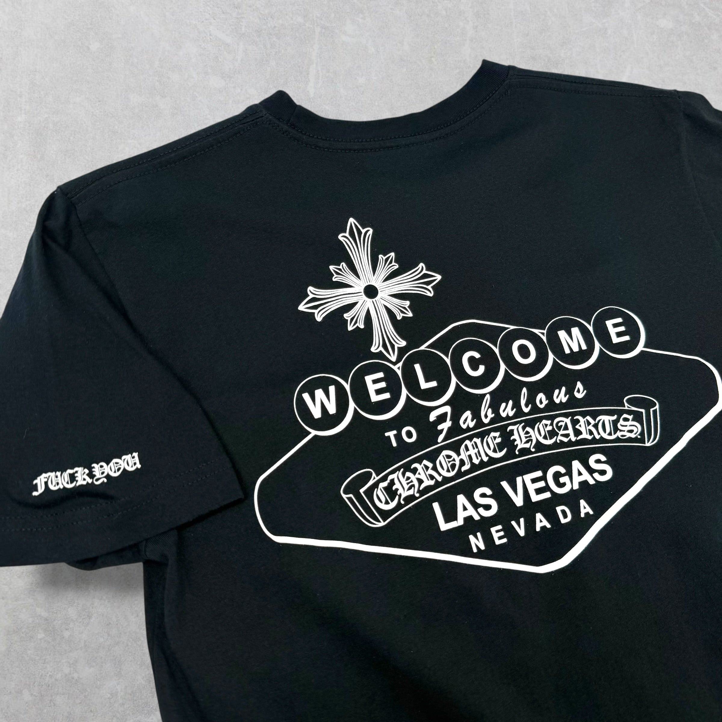 Chrome Hearts Black Welcome To Vegas Tee M