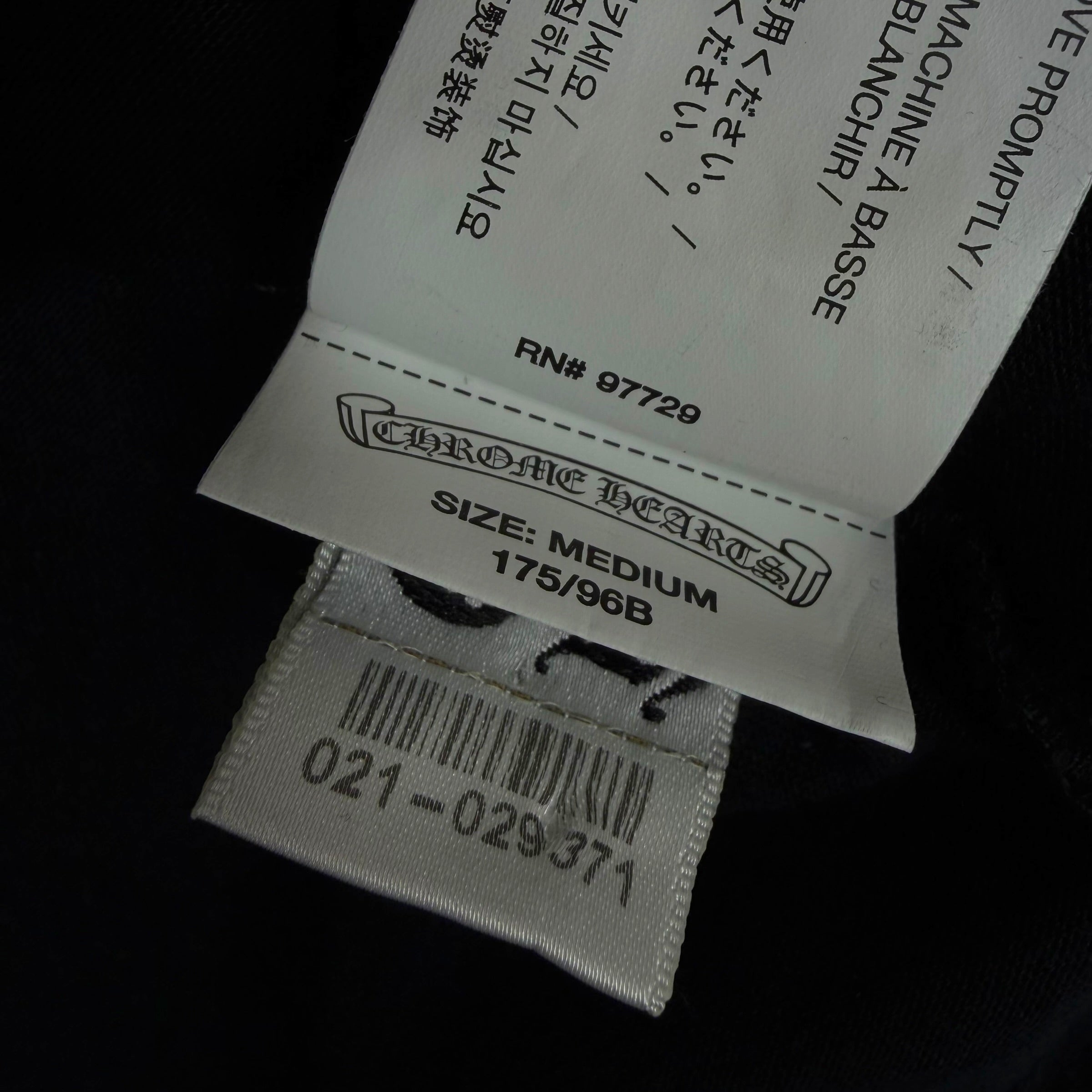Chrome Hearts Black Welcome To Vegas Tee M