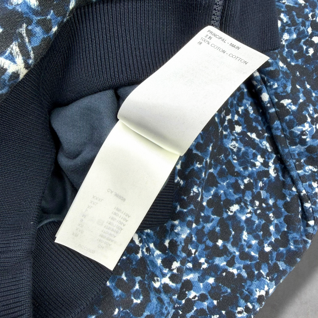 Louis Vuitton Blue Pointillism Monogram Zip Up Hoodie L