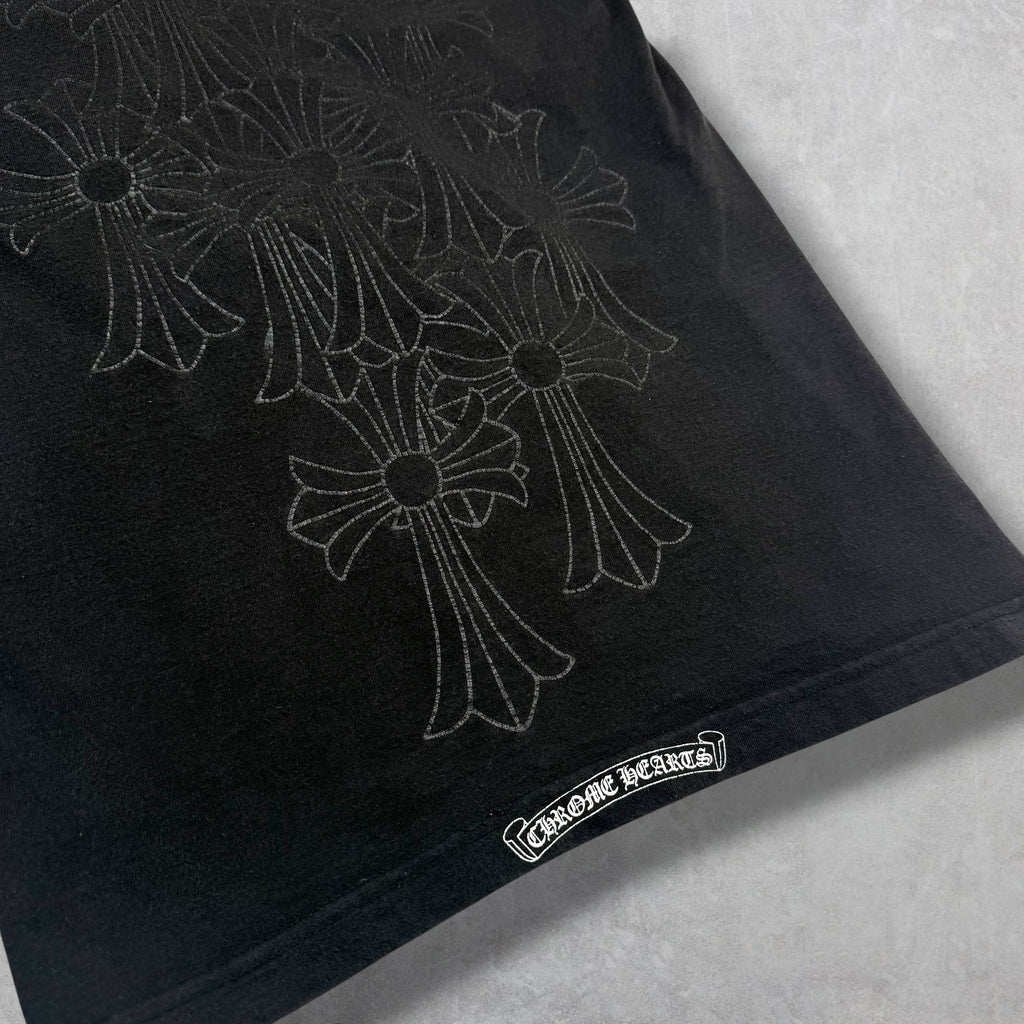 Vintage Chrome Hearts Cemetery Cross Dagger Tee S