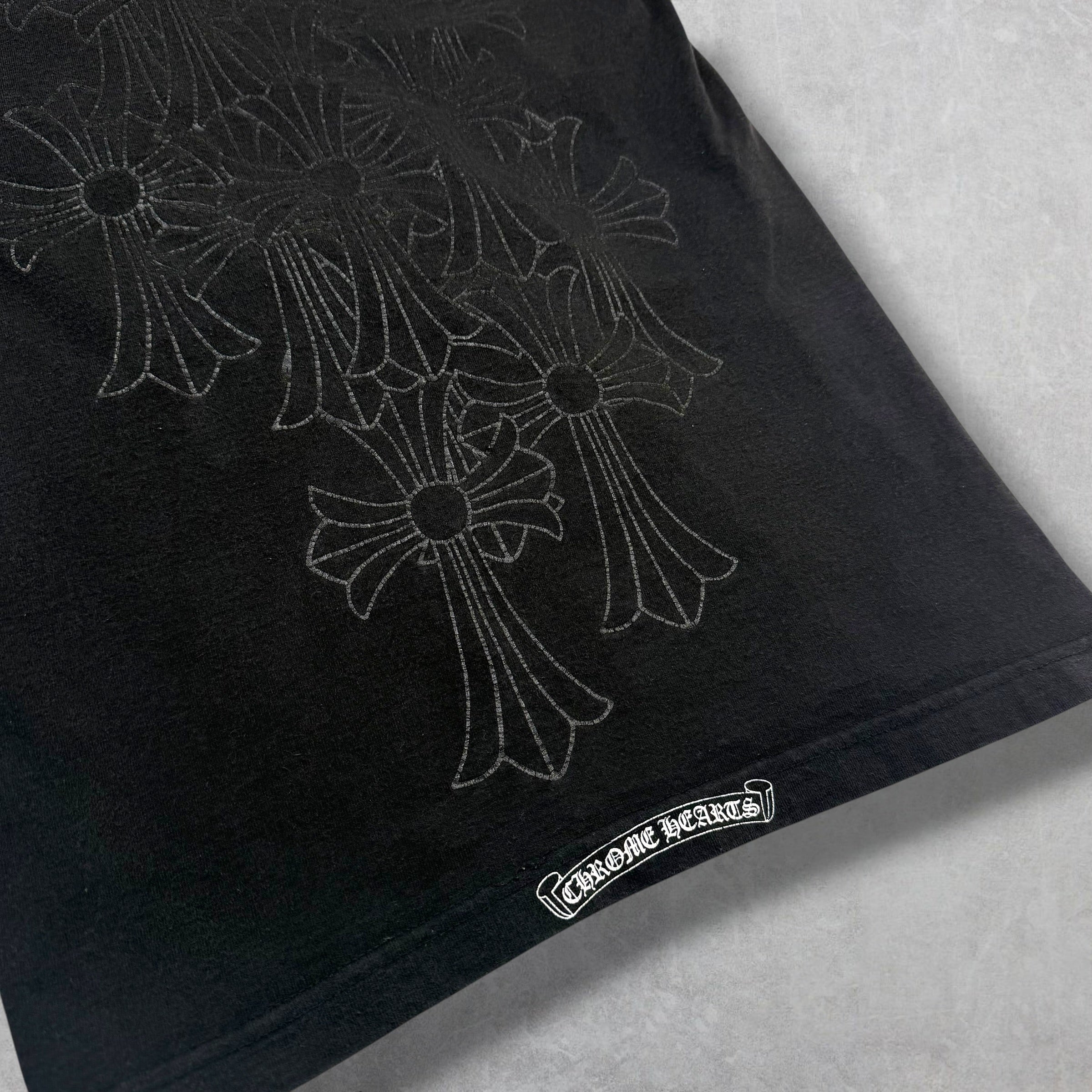 Vintage Chrome Hearts Cemetery Cross Dagger Tee S