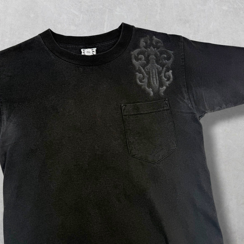 Vintage Chrome Hearts Cemetery Cross Dagger Tee S