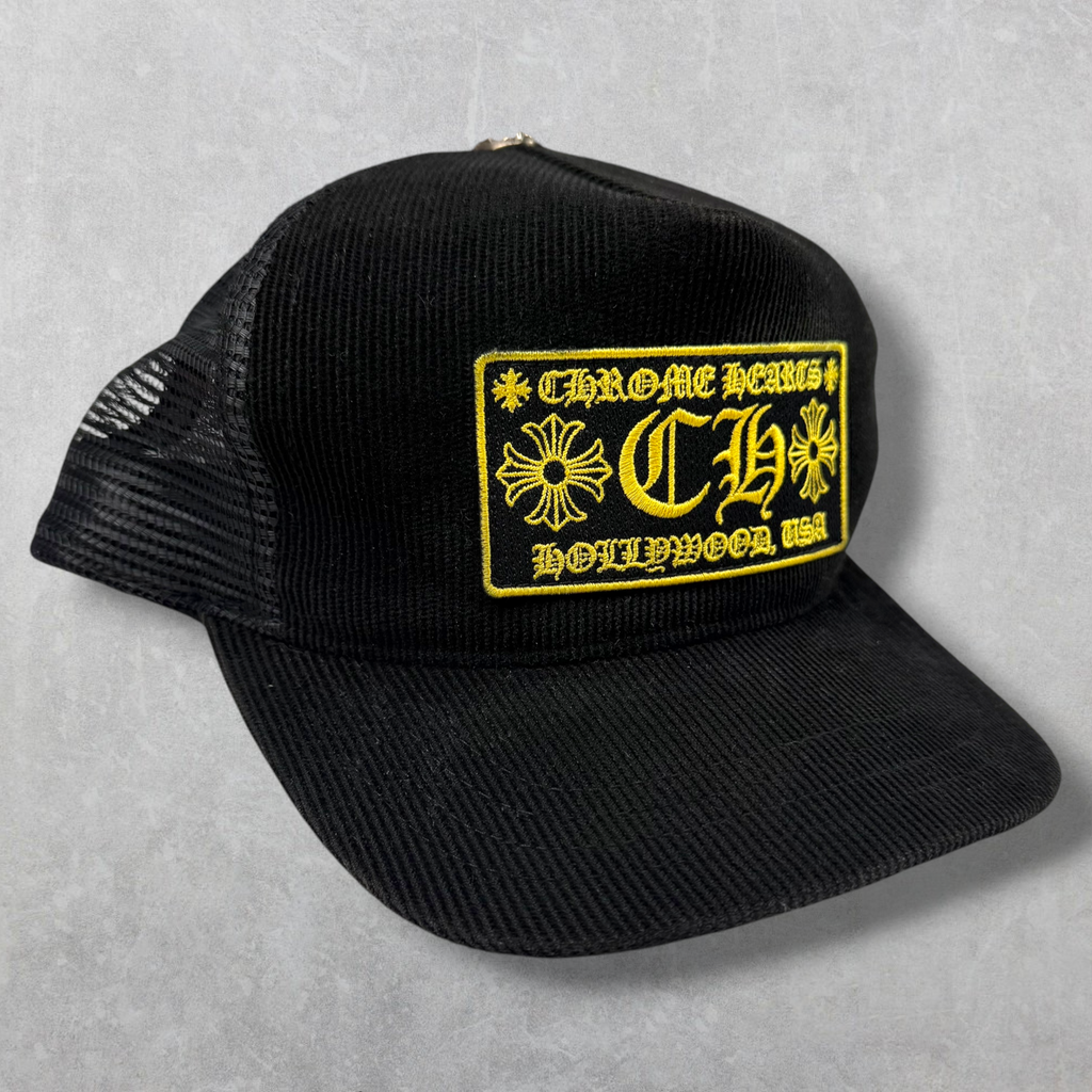 Chrome Hearts CH Hollywood Corduroy Trucker Hat