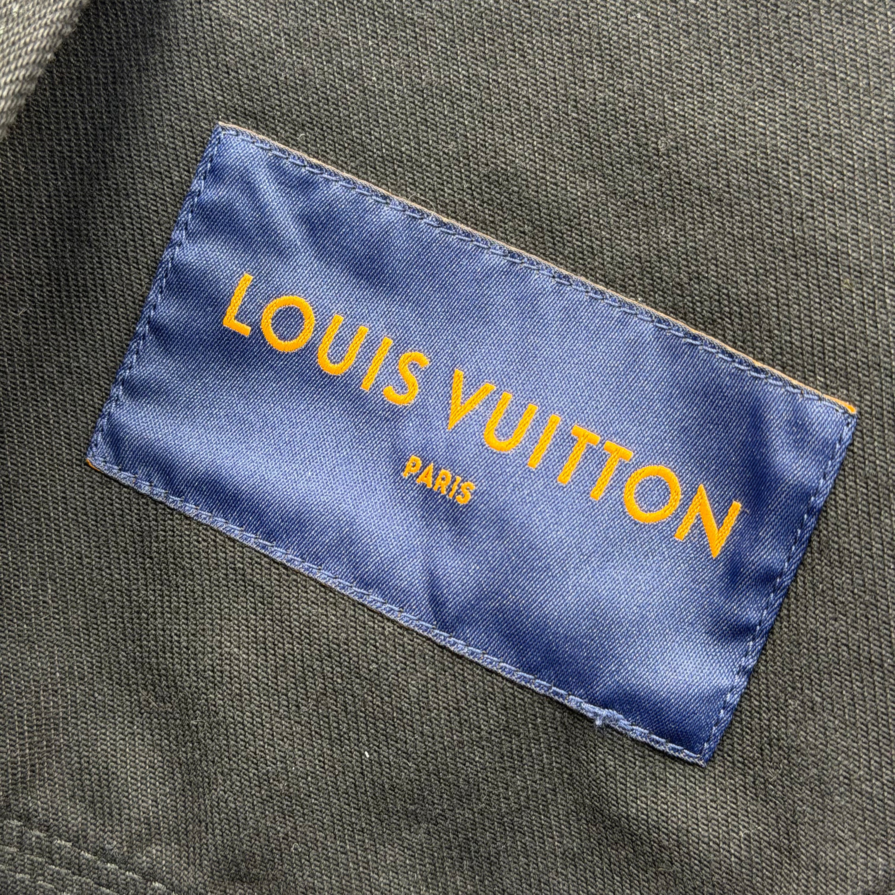 Louis Vuitton Monogram Hooded Work Jacket 50 (L)