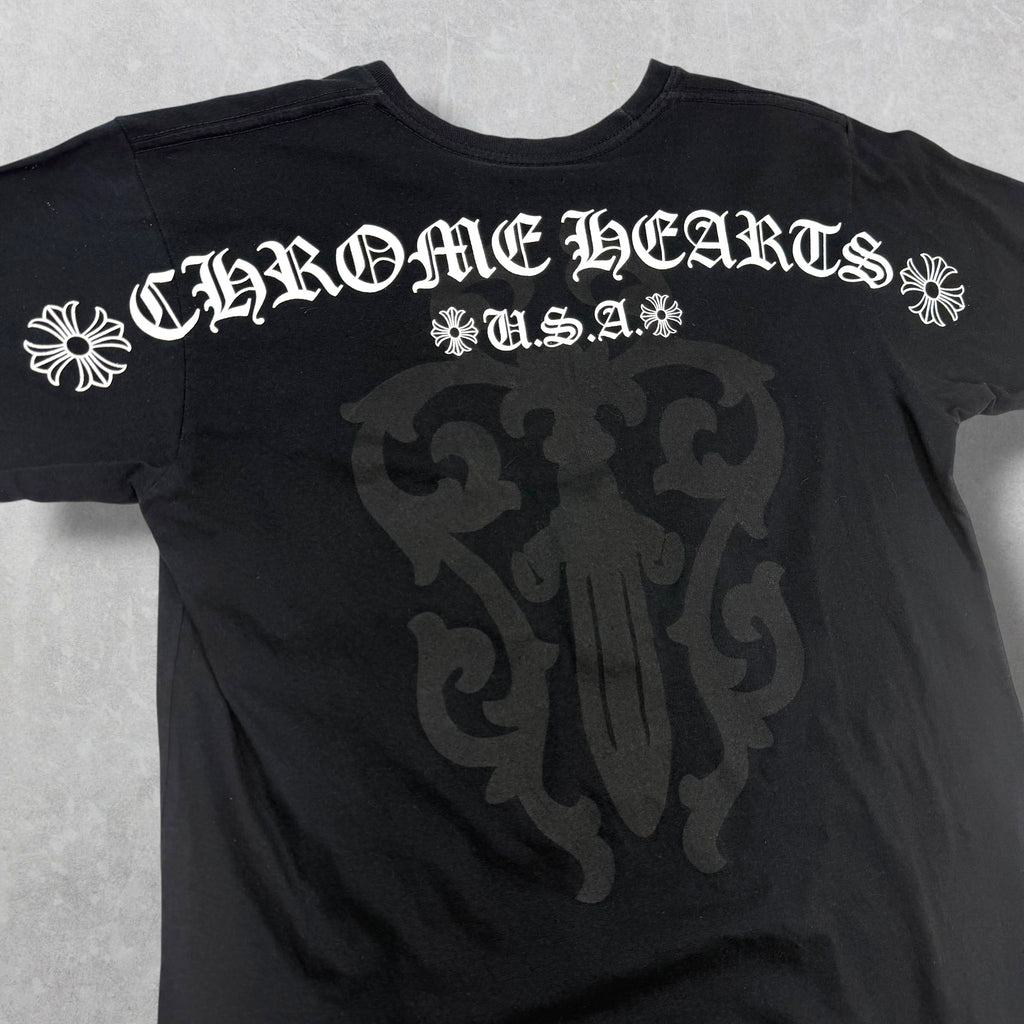Chrome Hearts Script USA Dagger Tee M