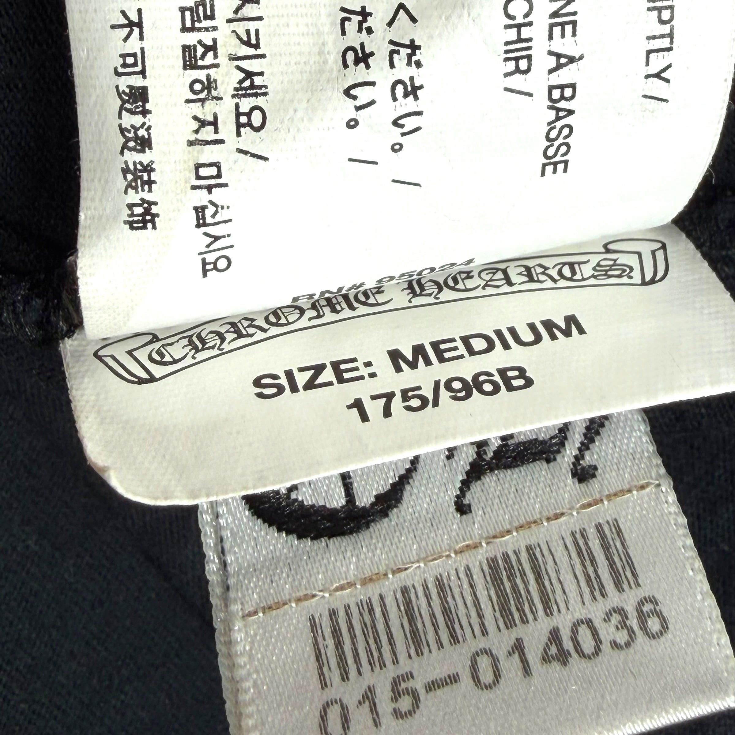 Chrome Hearts Script USA Dagger Tee M