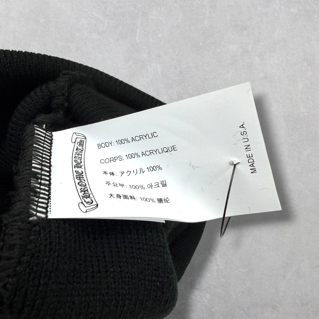 Chrome Hearts Logo Beanie Black