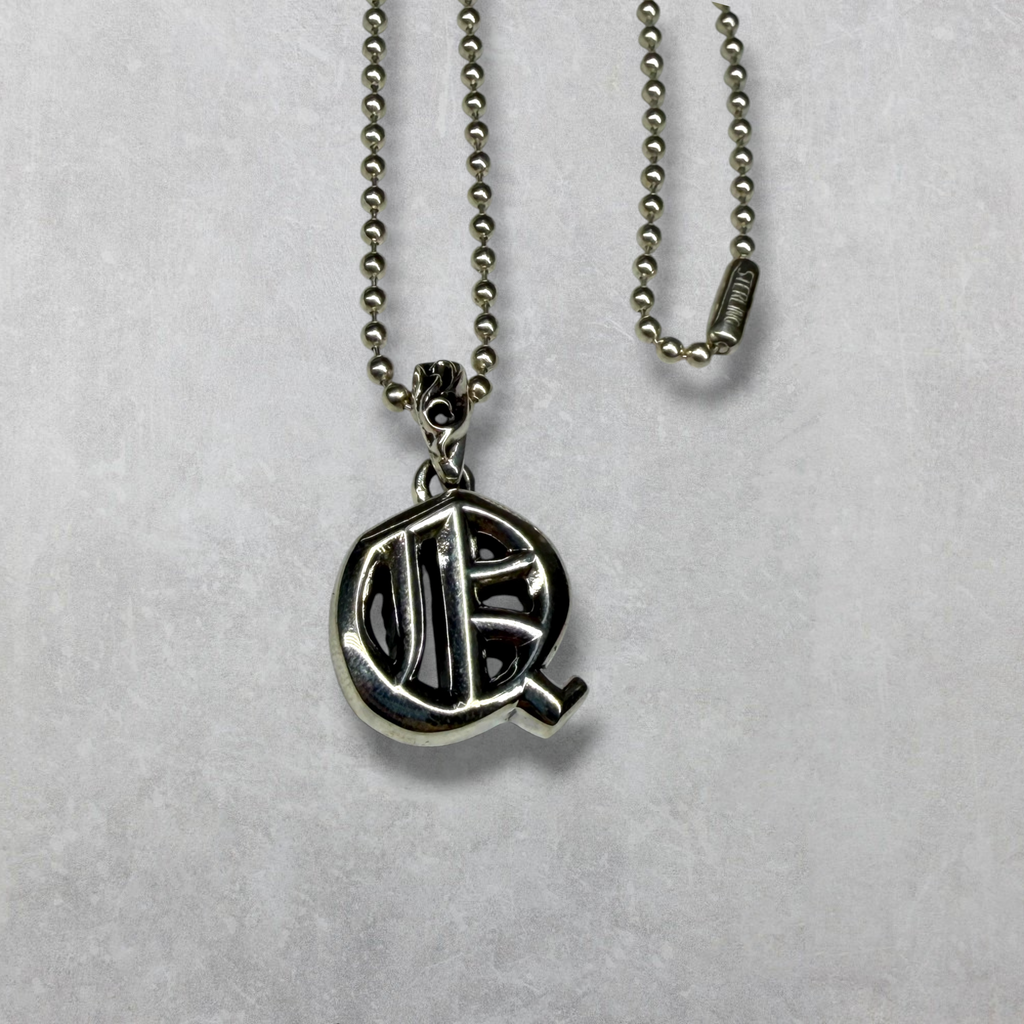 Chrome Hearts Q Alphabet Pendant w/ Ball Chain
