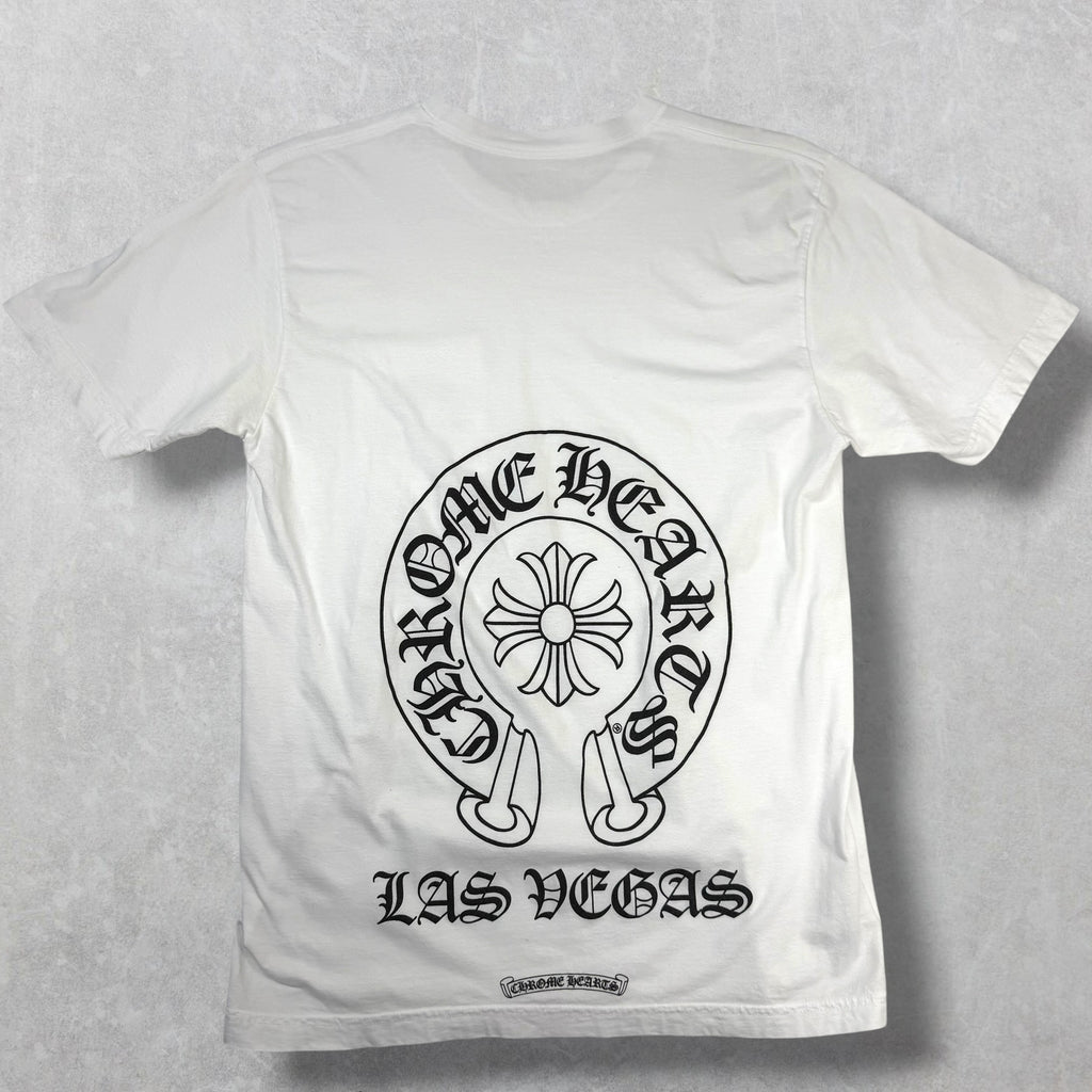 Chrome Hearts Las Vegas Exclusive Horseshoe Tee White L