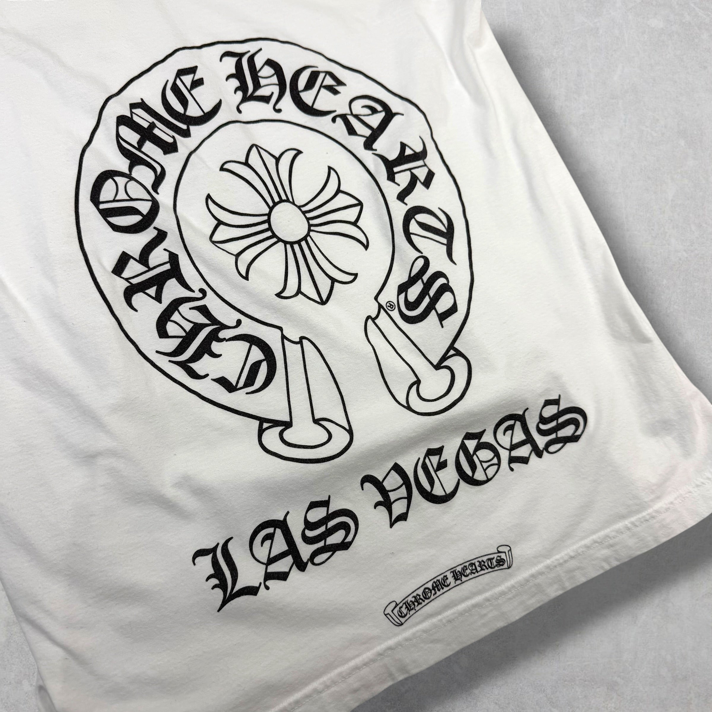 Chrome Hearts Las Vegas Exclusive Horseshoe Tee White L