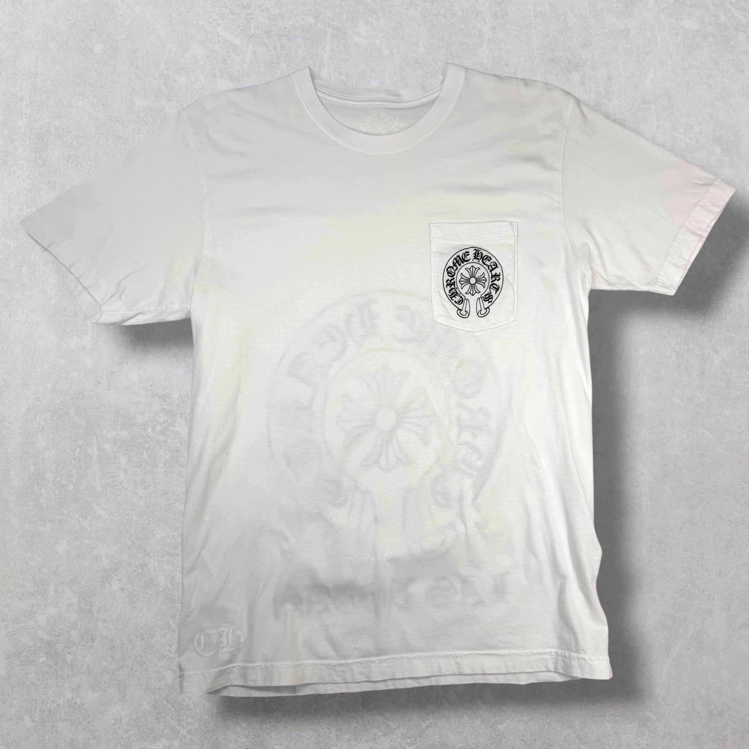 Chrome Hearts Las Vegas Exclusive Horseshoe Tee White L