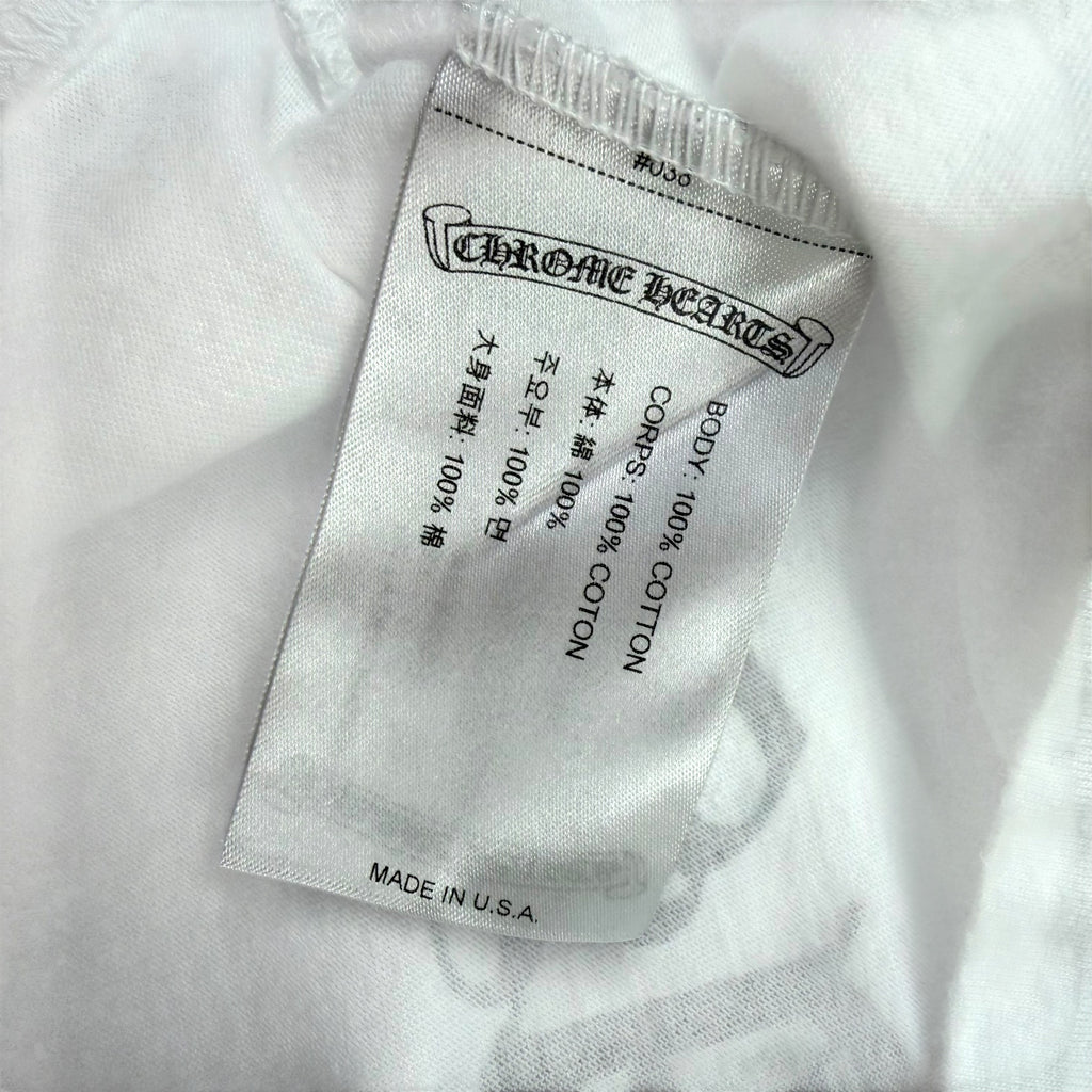 Chrome Hearts Las Vegas Exclusive Horseshoe Tee White L