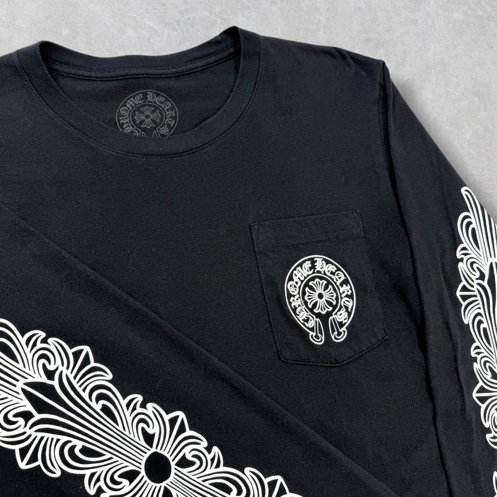 Chrome Hearts LV Horseshoe Floral L/S M