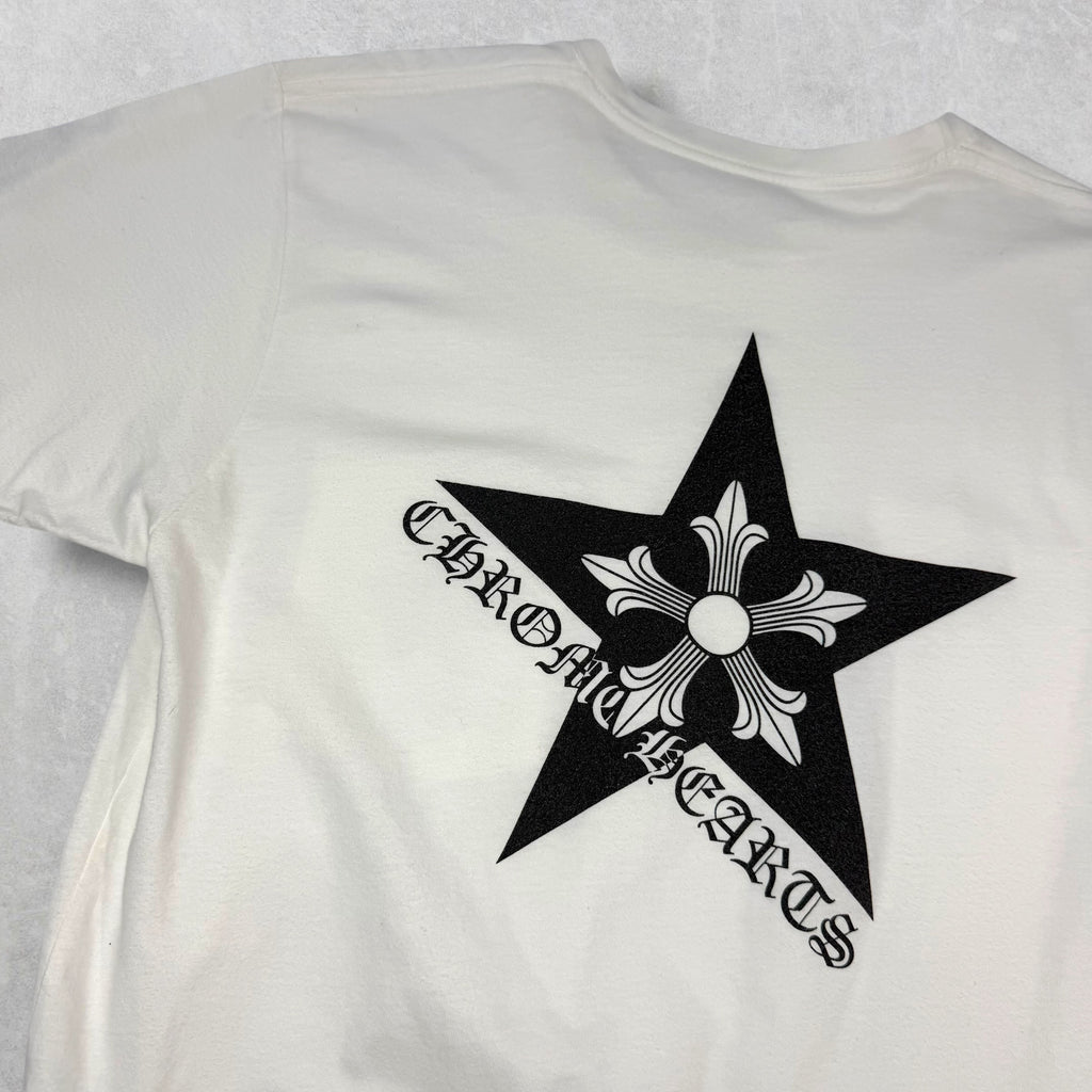 Chrome Hearts Star White Tee M