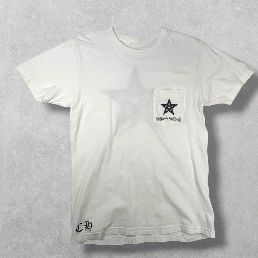 Chrome Hearts Star White Tee M