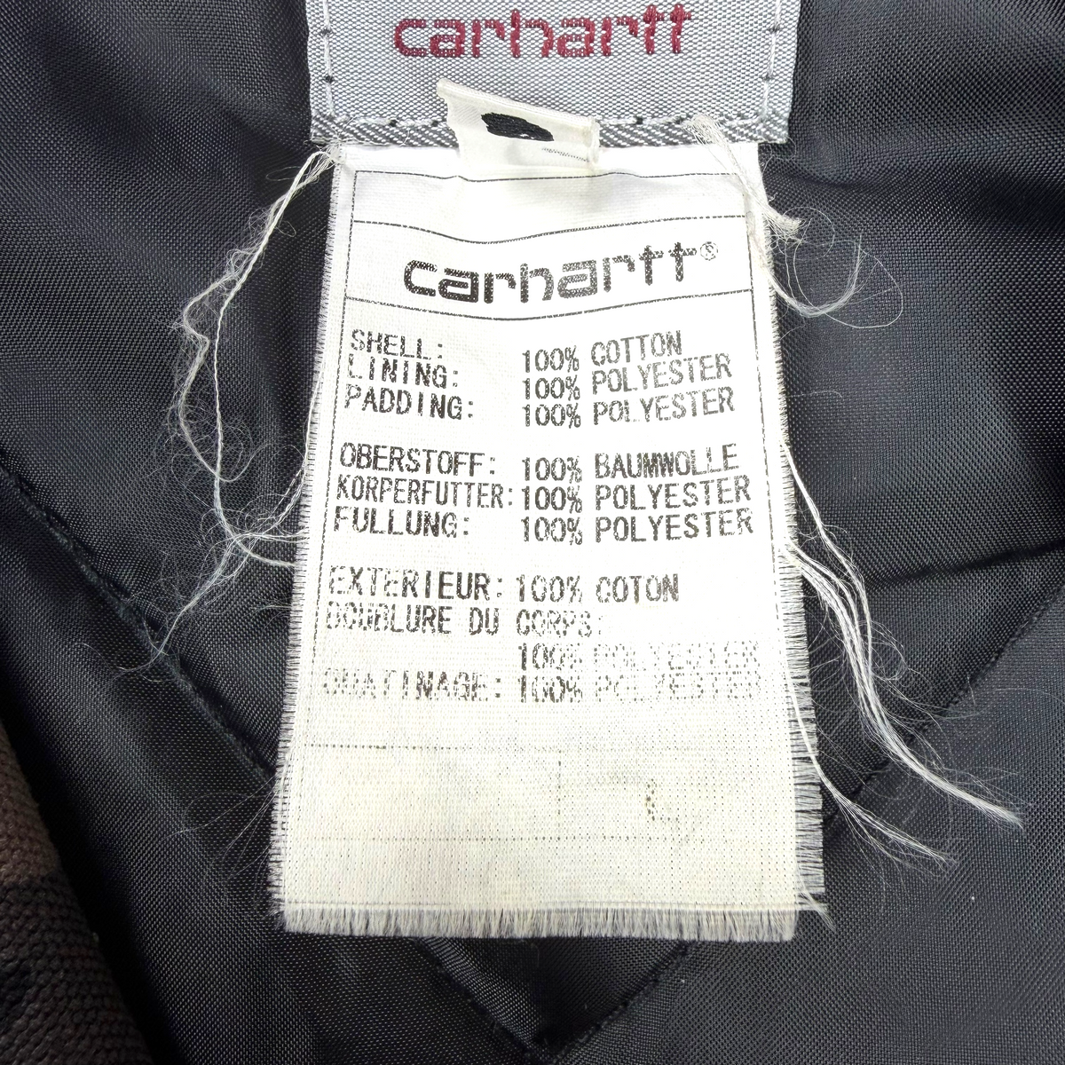 Bape x Carhartt WIP Black Camo Jacket L