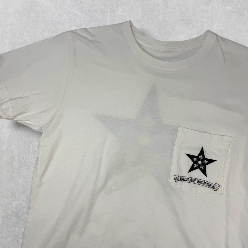 Chrome Hearts Star White Tee M