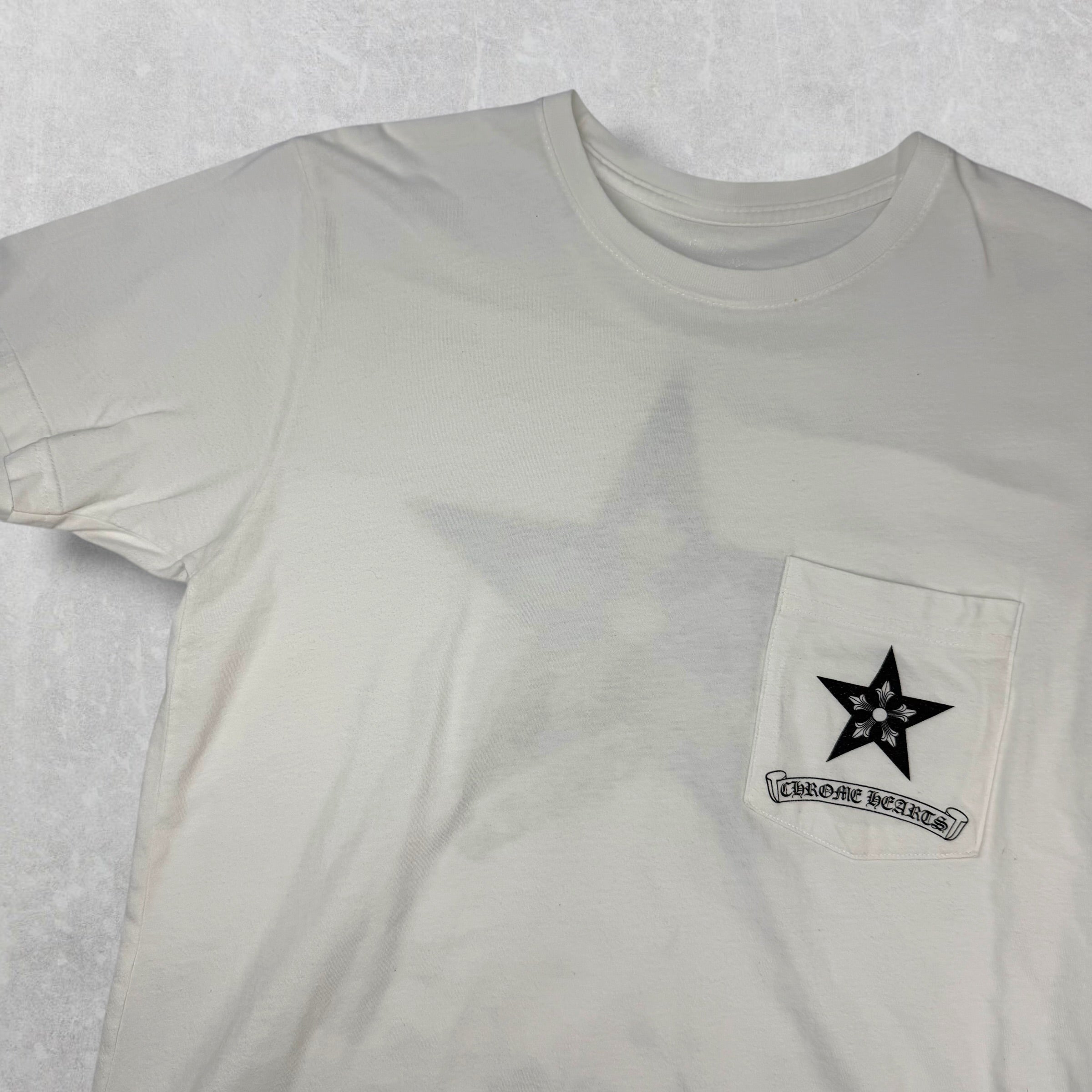 Chrome Hearts Star White Tee M