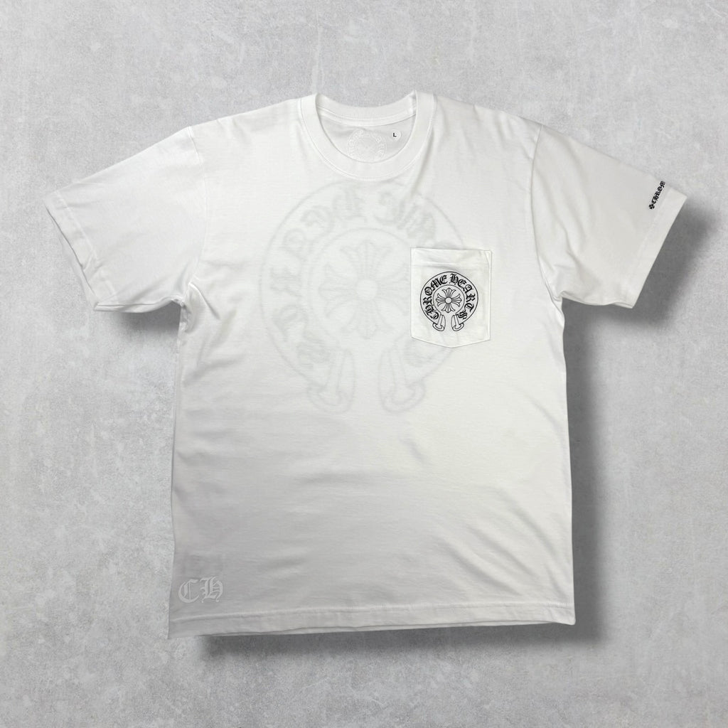 Chrome Hearts Horseshoe Logo Tee White L