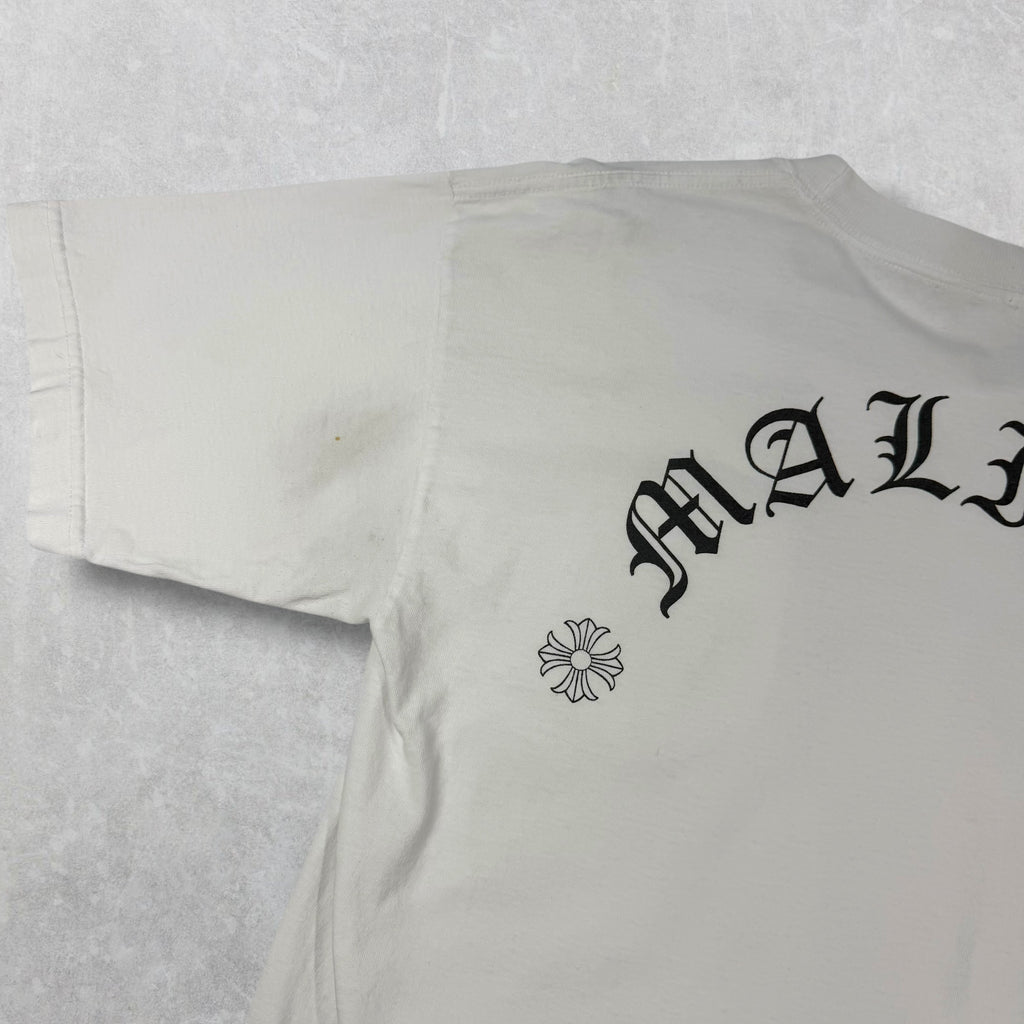 Vintage Chrome Hearts Malibu White Tee L