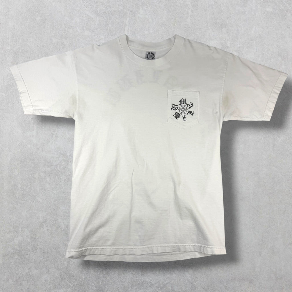 Vintage Chrome Hearts Malibu White Tee L