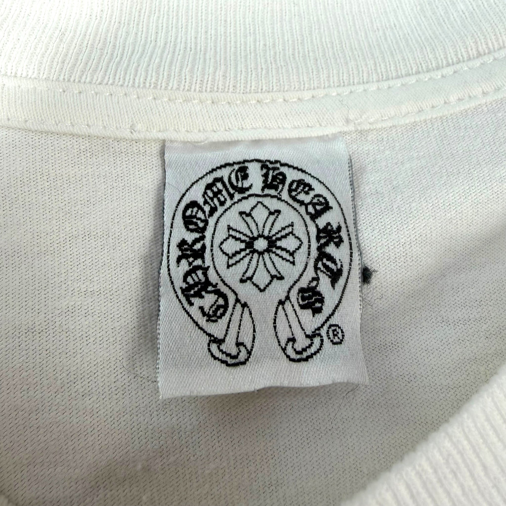 Vintage Chrome Hearts Malibu White Tee L