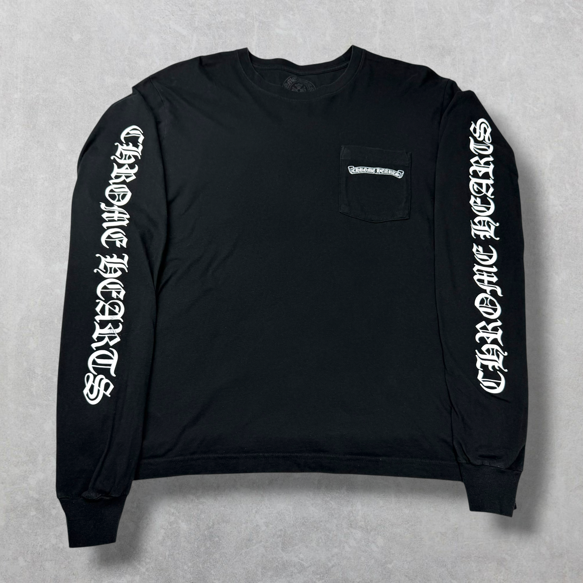 Chrome Hearts Scroll Logo L/S Tee L
