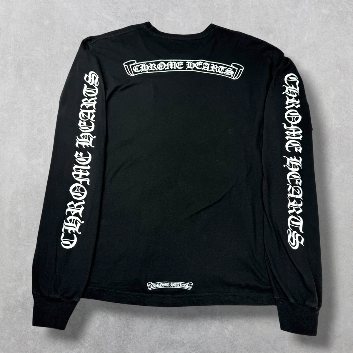 Chrome Hearts Scroll Logo L/S Tee L