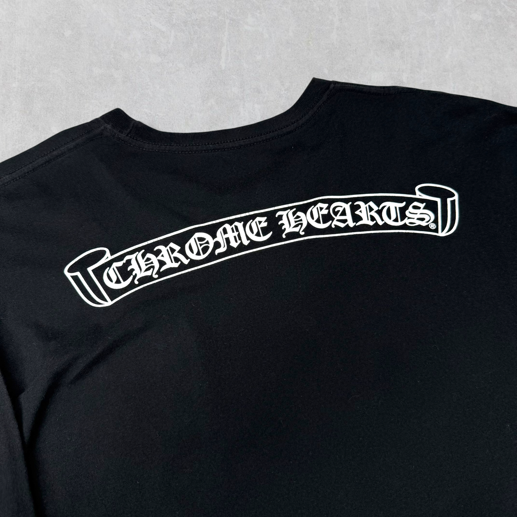 Chrome Hearts Scroll Logo L/S Tee L