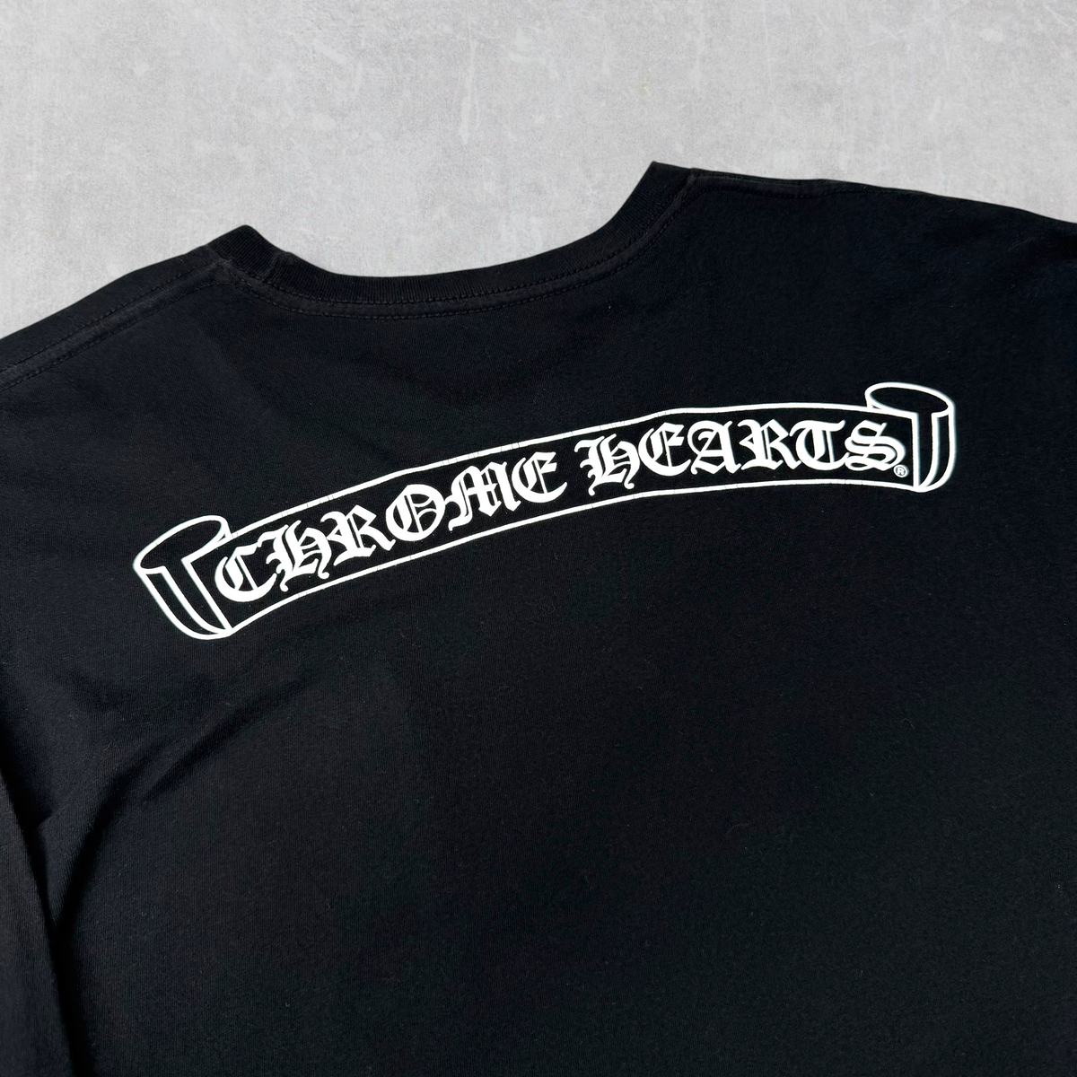 Chrome Hearts Scroll Logo L/S Tee L