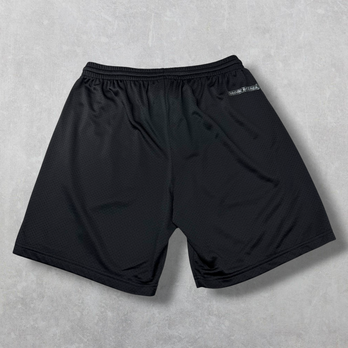 Chrome Hearts Black Mesh Warm Up Shorts XL