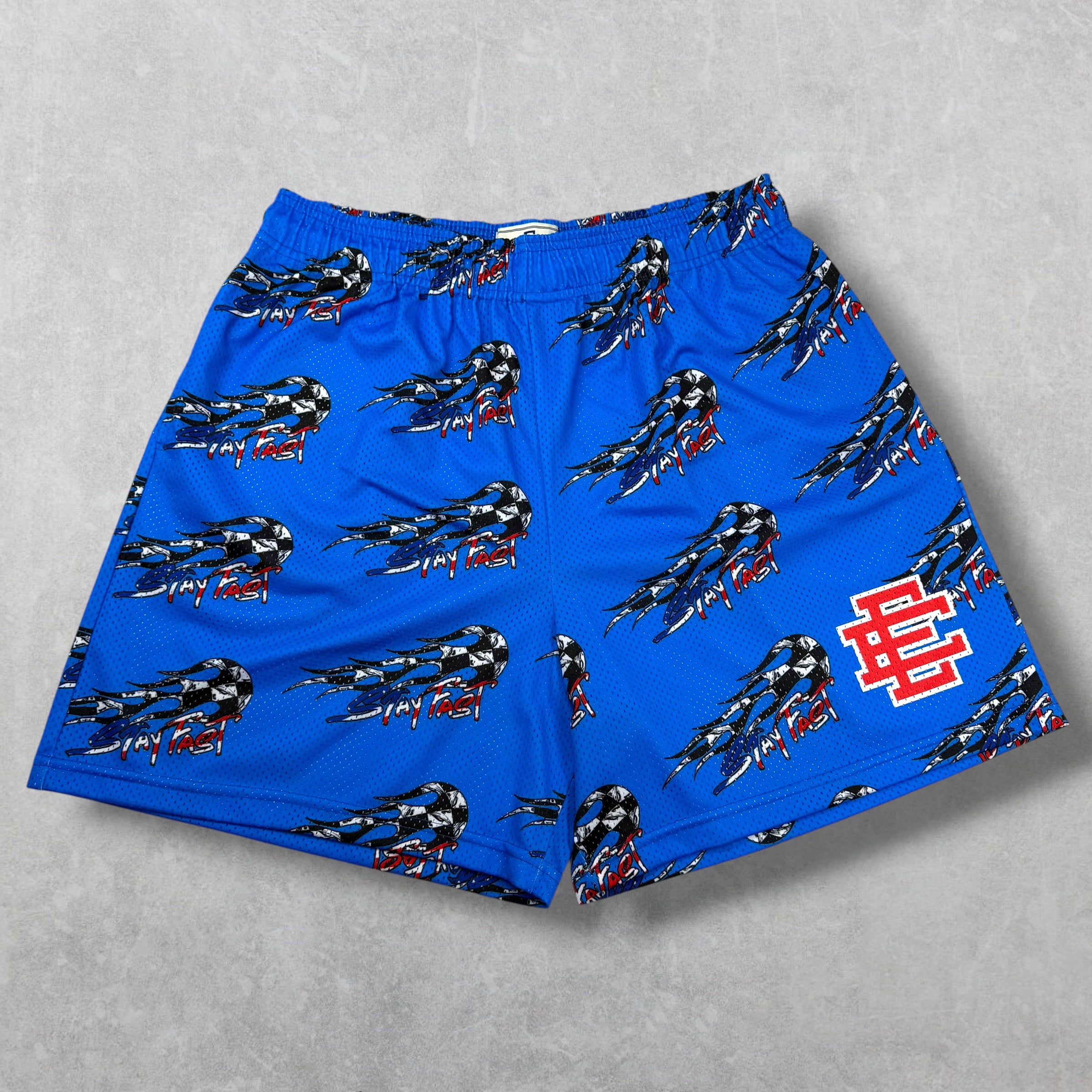 Eric Emanuel x Matty Boy EE Basic/Core Shorts Blue XXL