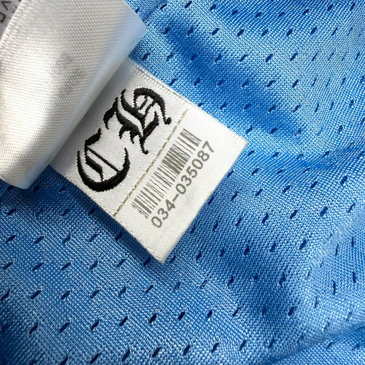 Chrome Hearts Blue Mesh Warm Up Shorts XL