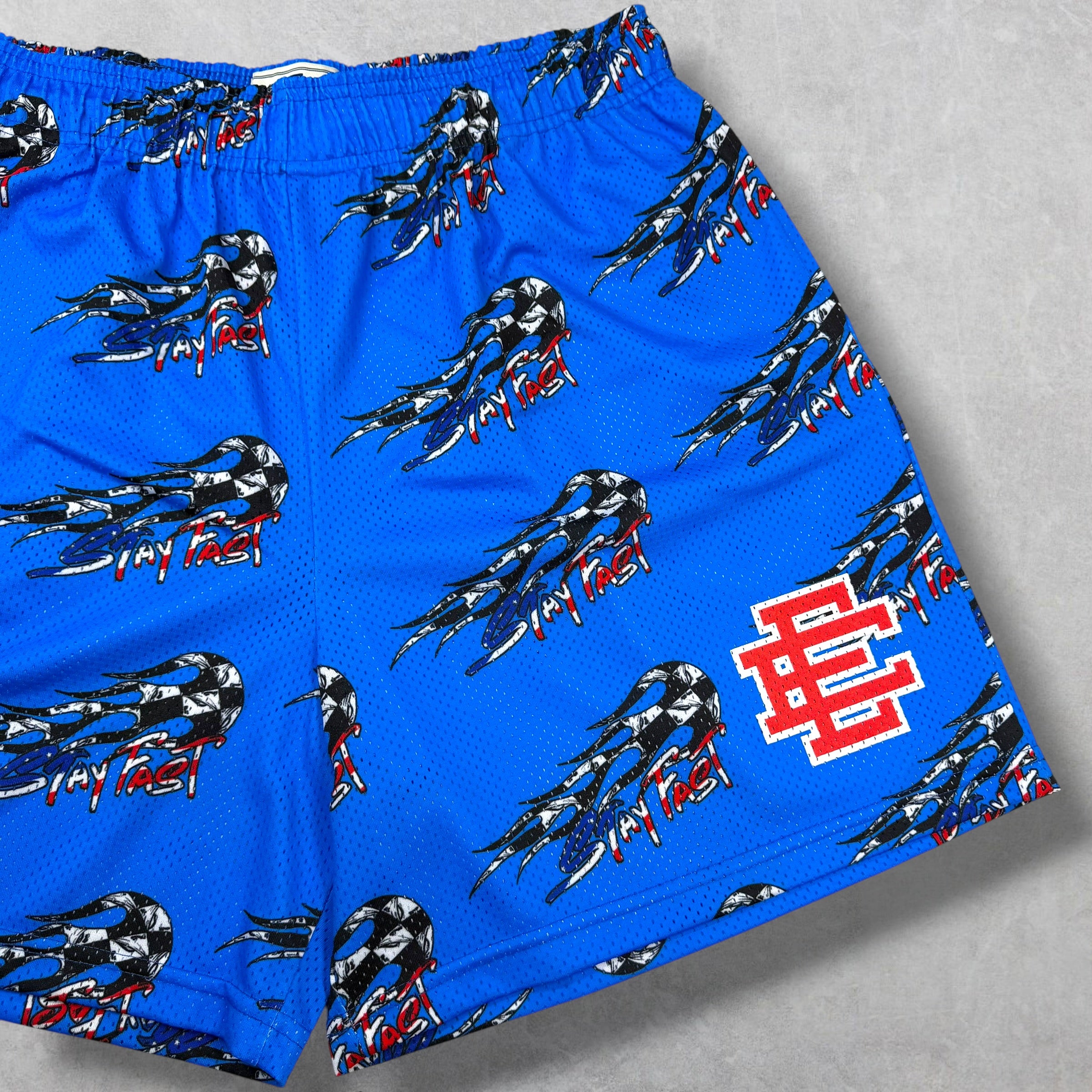 Eric Emanuel x Matty Boy EE Basic/Core Shorts Blue XXL