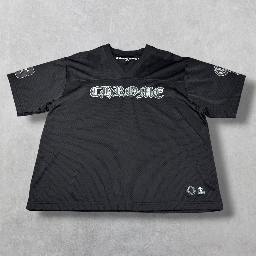 Chrome Hearts Stadium Mesh Jersey Black L