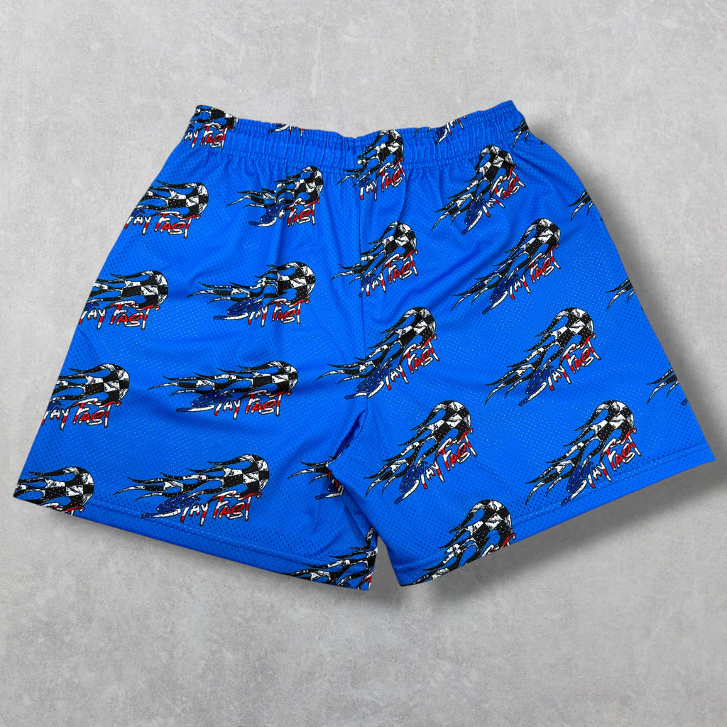 Eric Emanuel x Matty Boy EE Basic/Core Shorts Blue XXL