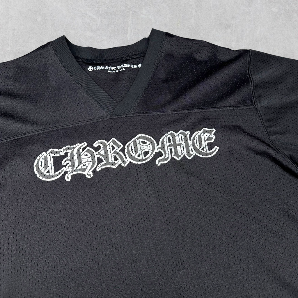 Chrome Hearts Stadium Mesh Jersey Black L