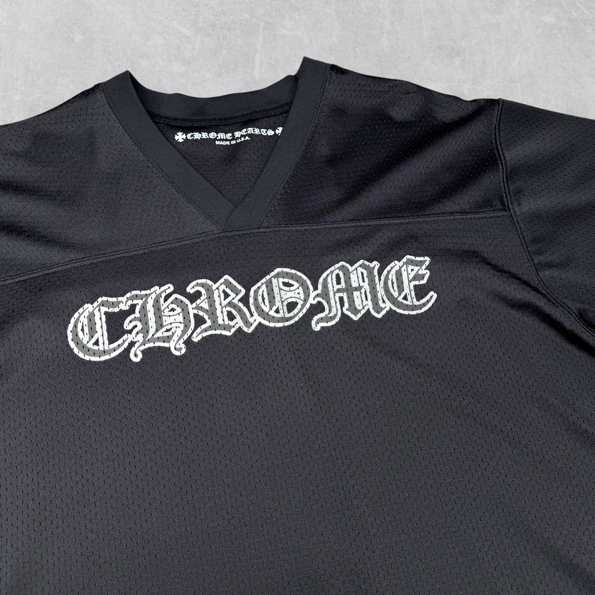 Chrome Hearts Stadium Mesh Jersey Black L