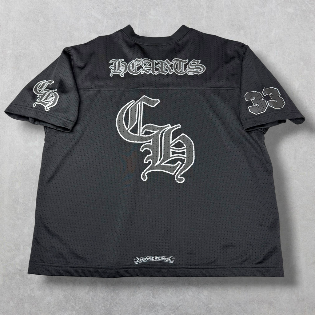 Chrome Hearts Stadium Mesh Jersey Black L