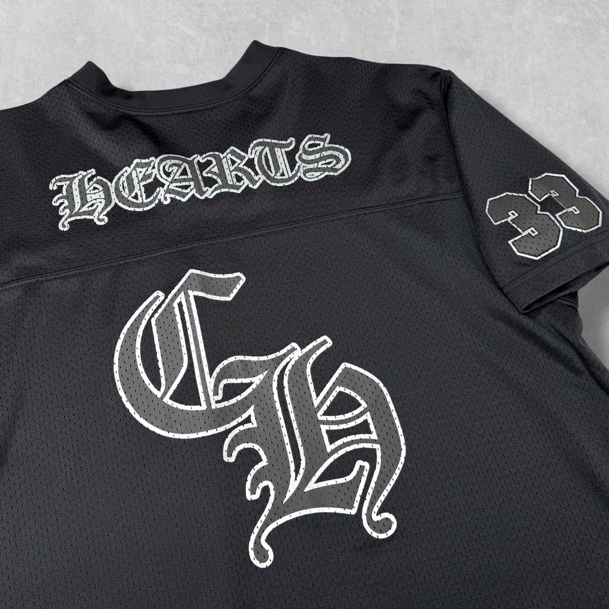 Chrome Hearts Stadium Mesh Jersey Black L
