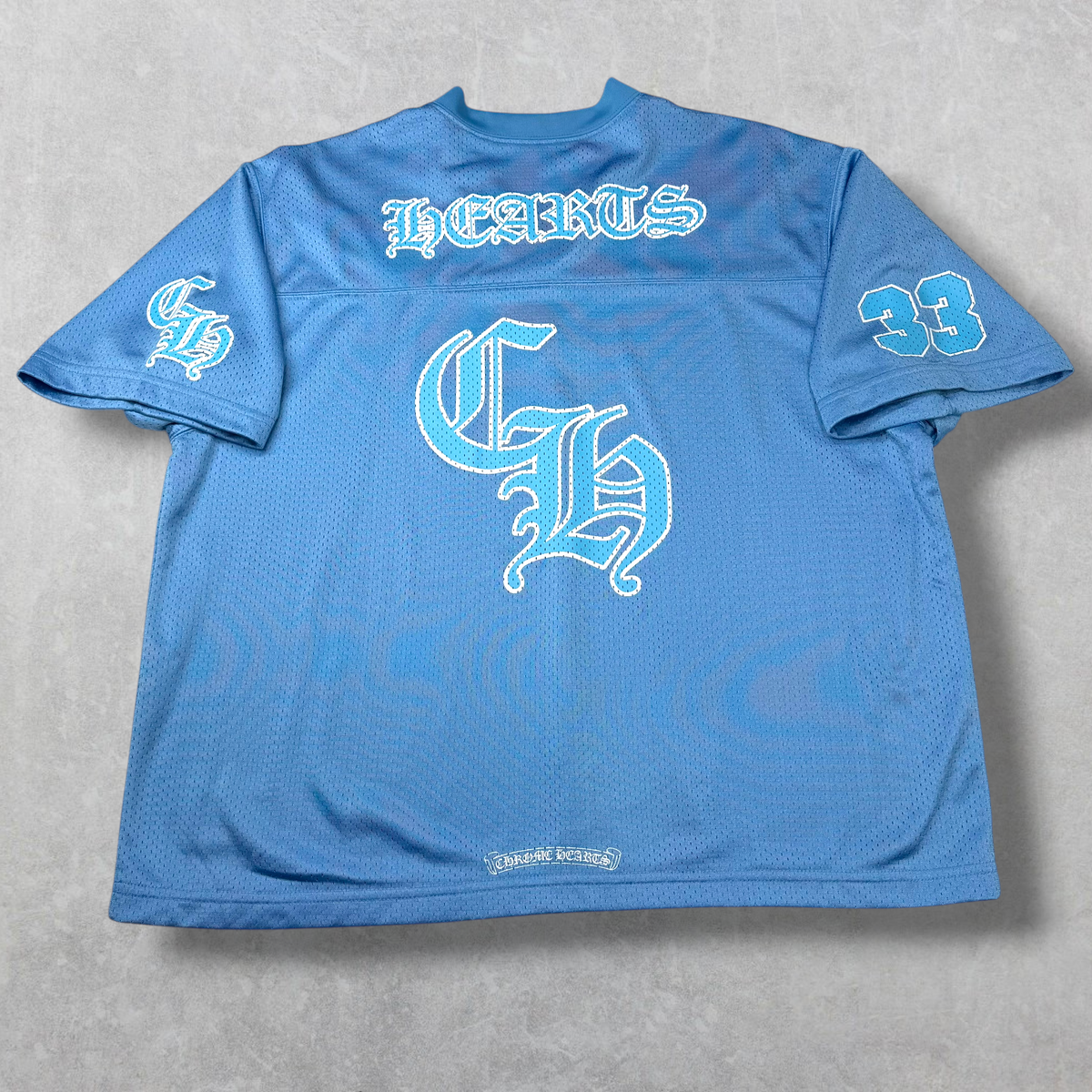 Chrome Hearts Stadium Mesh Blue Jersey L
