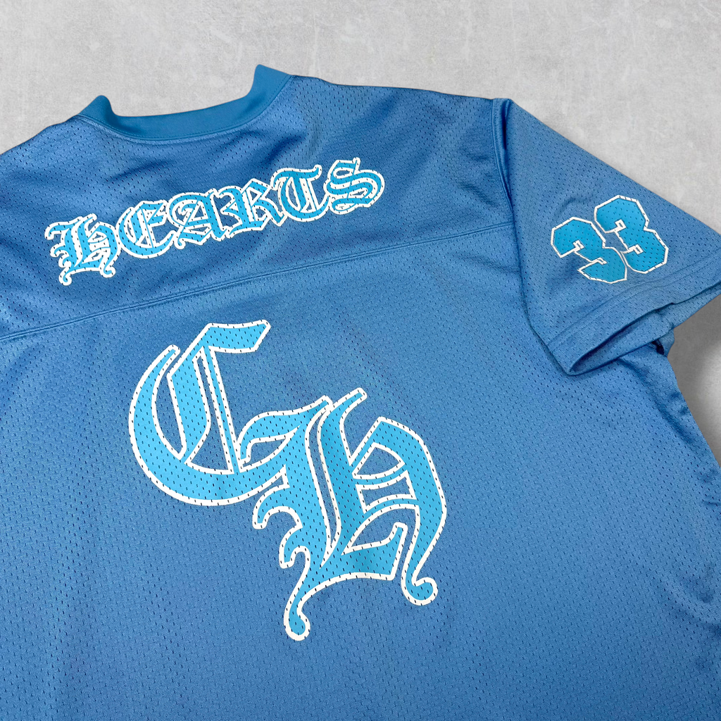 Chrome Hearts Stadium Mesh Blue Jersey L