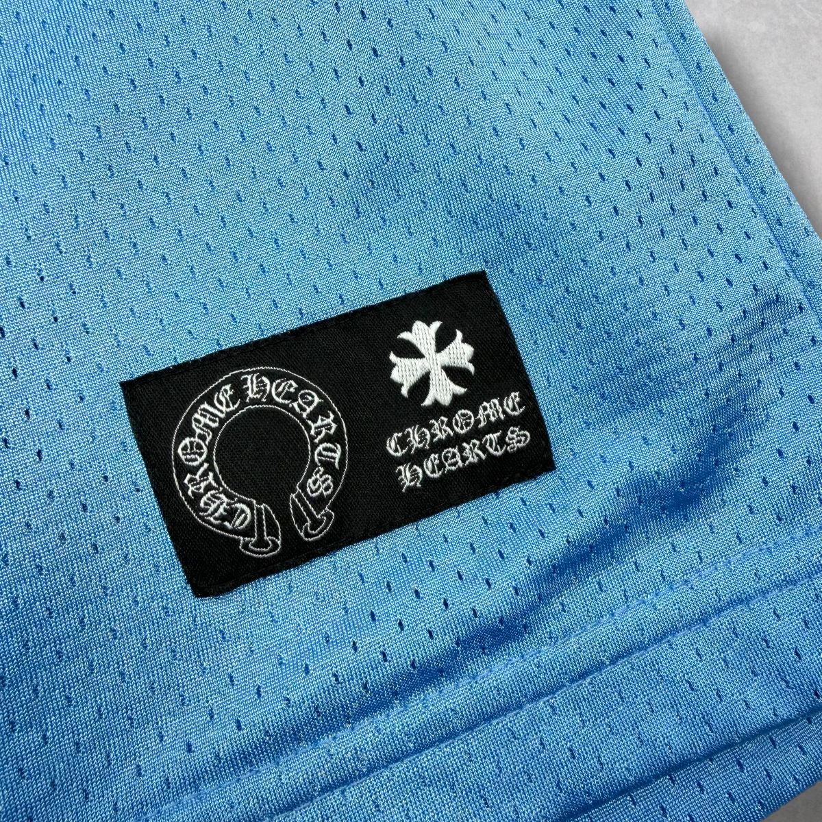 Chrome Hearts Stadium Mesh Blue Jersey L
