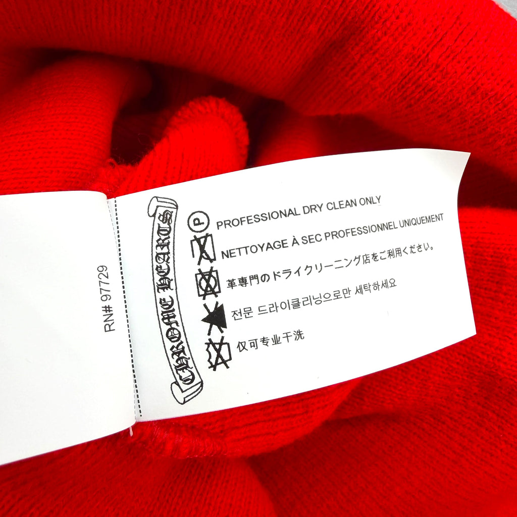 Chrome Hearts Logo Beanie Red